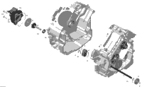 Crankcase, Water Pump And Oil Pump