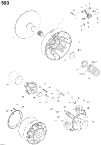 Drive Pulley 600 Suv
