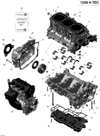 Crankcase - 1200 Itc 4-Tec