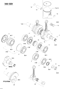 Crankshaft And Pistons