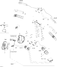 Steering Wiring Harness 500Ss, 800R