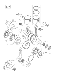 Crankshaft And Pistons (377)