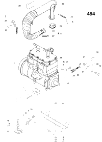 Engine And Engine Support 500