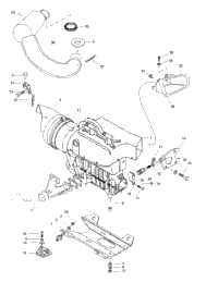 Engine Support And Muffler
