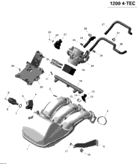 Air Intake Manifold And Throttle Body 1