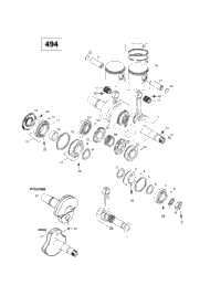 Crankshaft And Pistons (494)