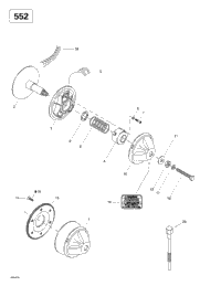 Drive Pulley (552)