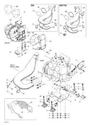 Engine Support And Muffler