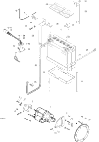 Battery And Starter
