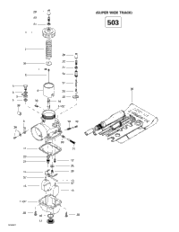 Carburetor Super Wide Track (503)