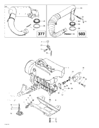 Engine Support And Muffler