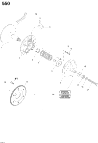 Drive Pulley 550F