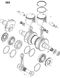 Crankshaft And Pistons 503