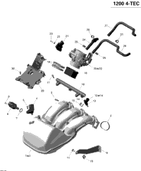 Air Intake Manifold And Throttle Body 1