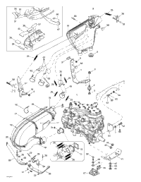 Engine Support And Muffler