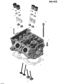 Cylinder Head - 600 Ace