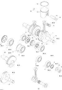 Crankshaft And Pistons