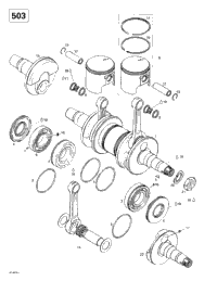 Crankshaft And Pistons (503)