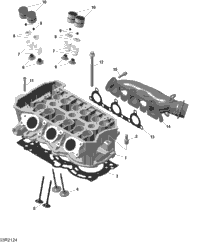 Rotax - Cylinder Head And Exhaust Manifold