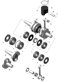 Rotax - Crankshaft And Pistons