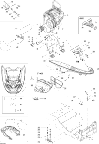 Engine Support And Muffler (380F)