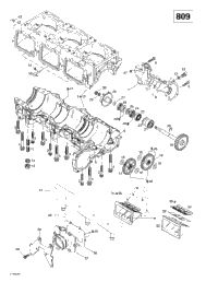 Crankcase, Reed Valve, Water Pump