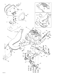 Engine Support And Muffler