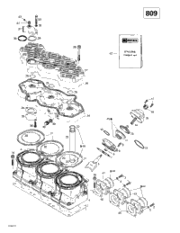 Cylinder, Exhaust Manifold