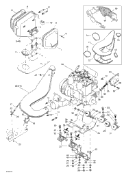 Engine Support And Muffler