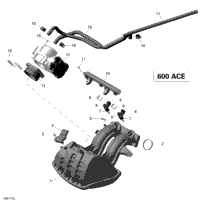 Air Intake Manifold And Throttle Body - 600 Ace