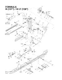 Rear Arm, Rear Suspension 121”-136”