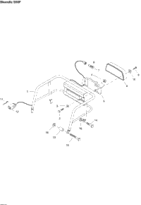 Luggage Rack Skandic 550F