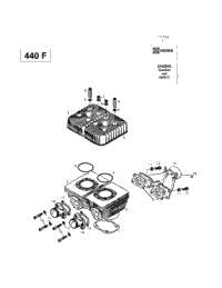 Cylinder, Exhaust Manifold (440F)