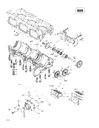 Crankcase, Reed Valve, Water Pump