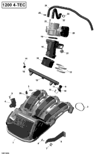 Air Intake Manifold And Throttle Body - 1200Itc 4-Tec