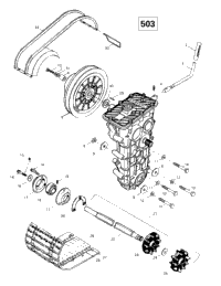Drive Axle, Track And Belt Guard (503)
