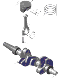 Rotax - Crankshaft And Pistons