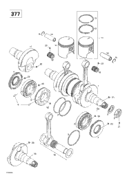 Crankshaft And Pistons (377)