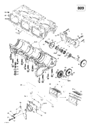 Crankcase, Reed Valve, Water Pump 2