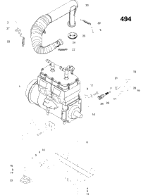 Engine And Engine Support 494