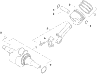 Engine - Piston And Crankshaft