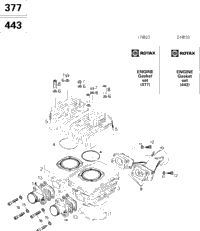 Cylinder And Exhaust Manifold 377