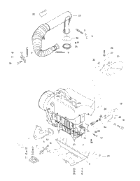 Engine Support And Muffler