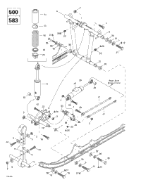 Front Arm, Rear Suspension (500Lc, 583)