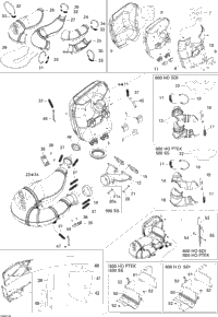 Exhaust System 800Ho Ptek