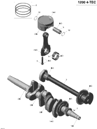 Crankshaft, Pistons And Balance Shaft