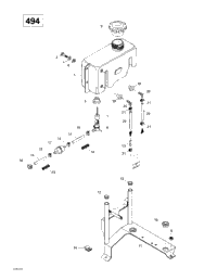 Oil Tank And Support (494)
