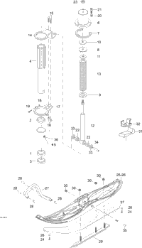 Front Suspension And Ski