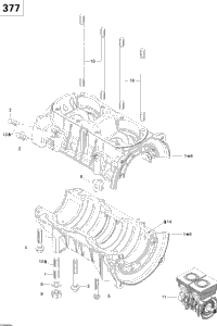 Crankcase Mx Z (377)