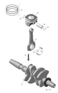 Rotax - Crankshaft And Pistons